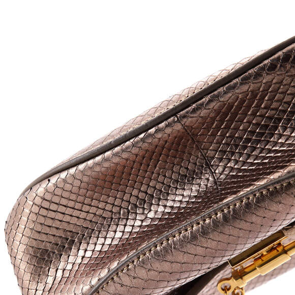 Chloe Mini Drew Crossbody Bag Python - Picture 7 of 8